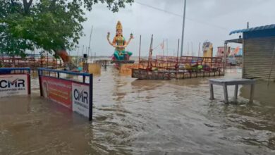 Basar and several villages in Mudhole mandal of Nirmal district flooded.
