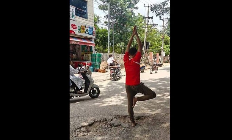 Hyderabad activist protests
