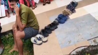 Farmers wait at Urea shop in Medak