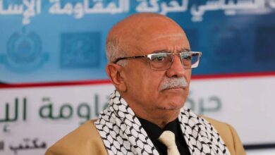 The image of Houthi PM Ahmed Ghaleb al-Rahwi.