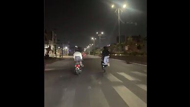 Reckless stunts on Hyderabad roads