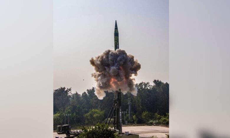 India successfully test-fires 'Agni 5' ballistic missile