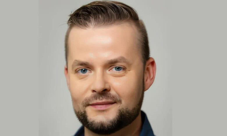 The image is of senior Israeli cyber official Tom Artiom Alexandrovich, 38, who works under Prime Minister Benjamin Netanyahu.