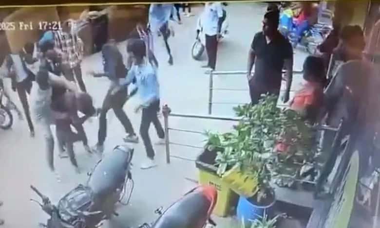 Hyderabad: Violent student clash in LB Nagar caught on CCTV
