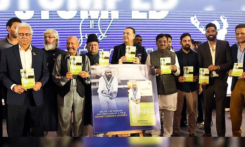 Mohammed Siraj unveils Syed Kirmani's Stumped in Hyderabad