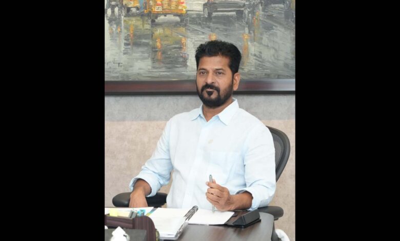 Telangana CM Revanth Reddy addresses a review meeting