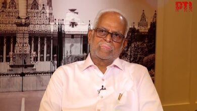 Opposition vice-president nominee B Sudershan Reddy