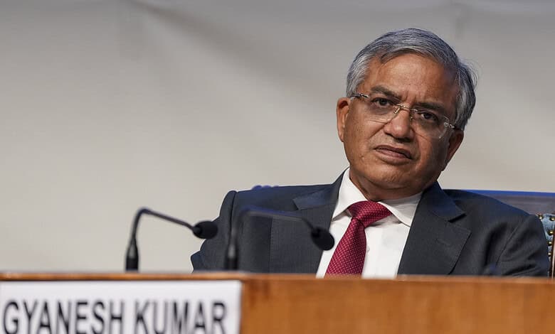 Chief Election Commissioner arrives in Hyderabad