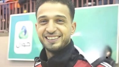 The image of prominent Palestinian basketball player Mohammed Shaalan. Photo: X