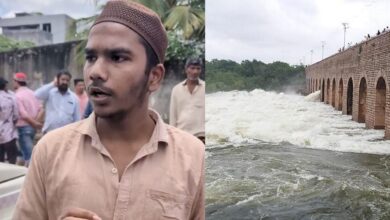 A Hyderabad resident raises concerns over inundated houses.