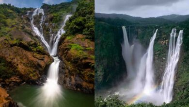 India's top 5 tallest waterfalls and their distance from Hyderabad