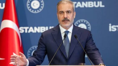 The image of Turkish Foreign Minister Hakan Fidan