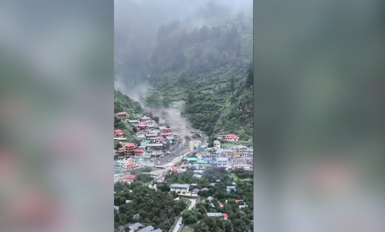 Cloudburst in Uttarakhand