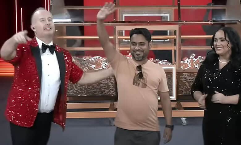 Bangladeshi man Balal at the Big Ticket Draw in Abu Dhabi