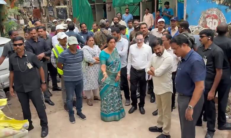 Telangana CM Revanth Reddy conducts a surprise inspection in Balkampet
