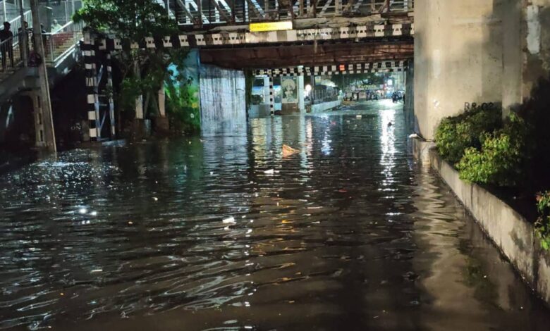 Waterlogging in Malakpet