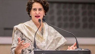 Congress leader Priyanka Gandhi
