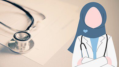 Muslim medical student doctor
