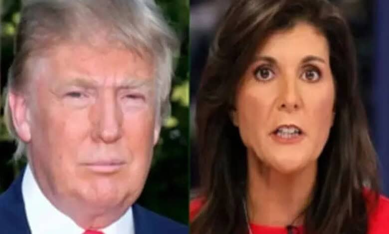 Donald Trump and Nikki Haley
