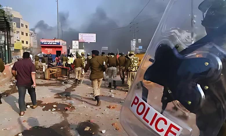 File photo of 2020 Delhi riots