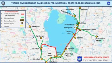 Traffic diversions in Hyderabad for Ganesh Chaturthi