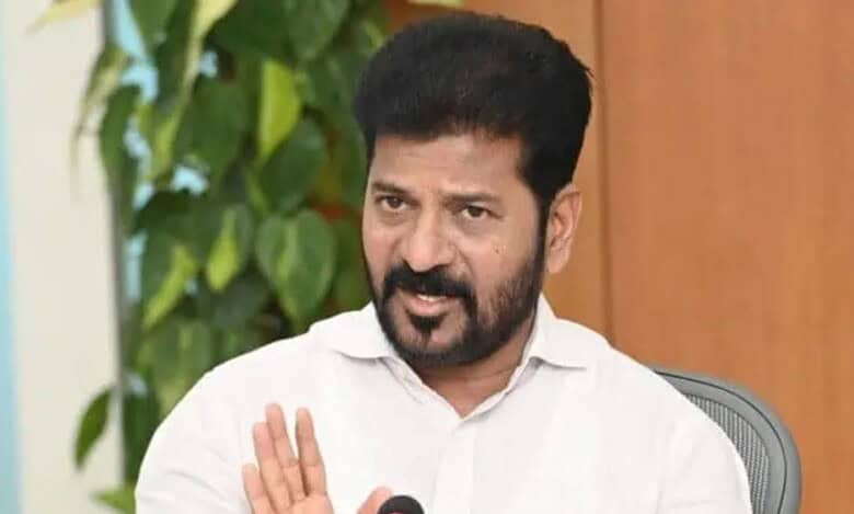 Telangana chief minister A Revanth Reddy addresses a press conference
