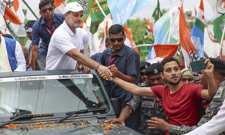 Voter Adhikar Yatra in Bihar
