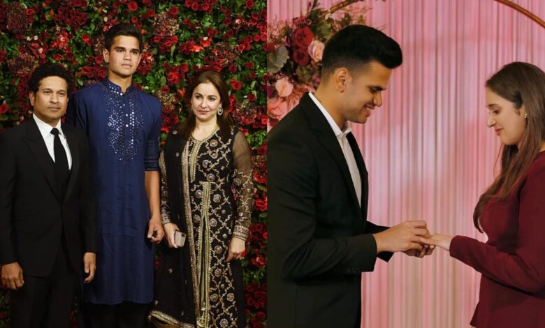 Sachin Tendulkar and family