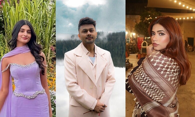 Payal Dhare, Awez Darbar and Nagma