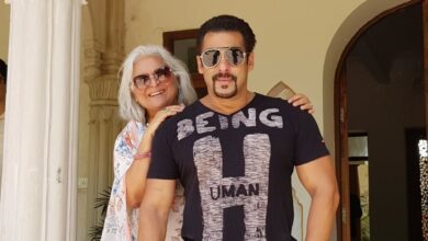 Bina Kak and Salman Khan