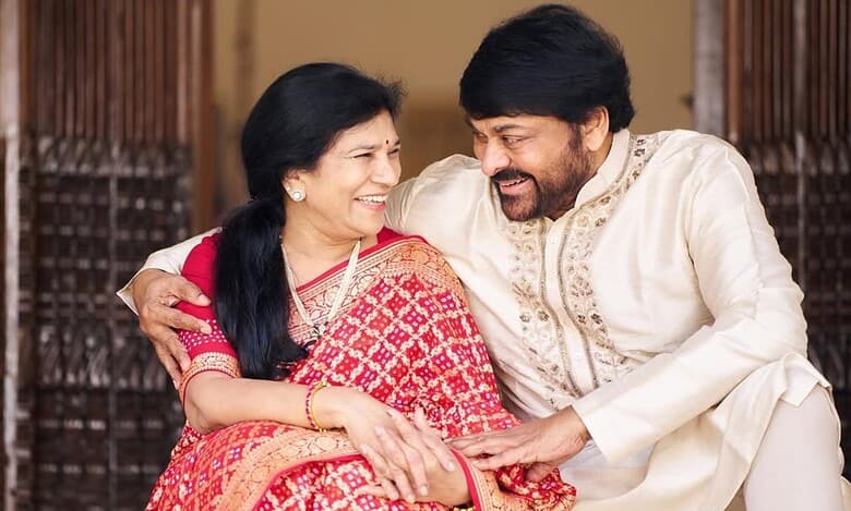Chiranjeevi and his wife
