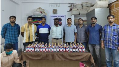 102 cough syrup bottles seized from Hyderabad man