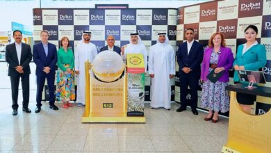 Dubai Duty Free officials at the Millennium Millionaire draw Series 512 event.