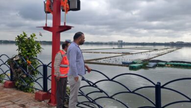 GHMC commissioner inspects Ganesh immersion arrangements in Hyderabad