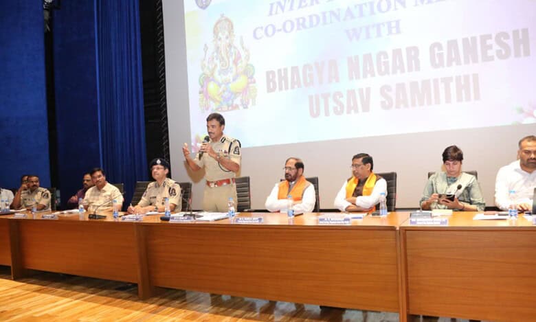 Coordination meeting held for Ganesh Chaturthi in Hyderabad