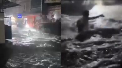 Two men were swept away during rain in Hyderabad