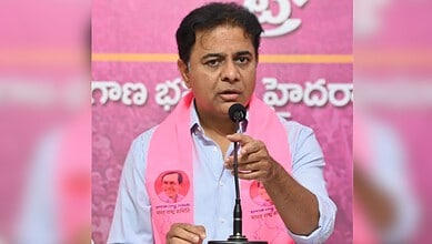 Image of BRS working president KTR