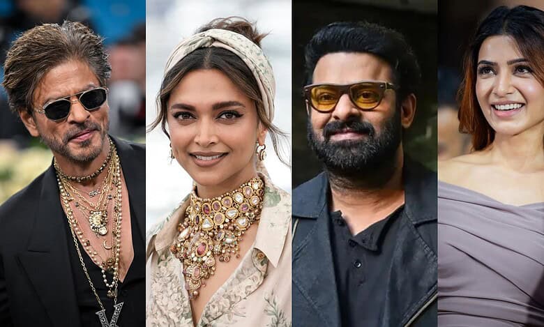 Shah Rukh Khan, Deepika Padukone, Prabhas and Samantha
