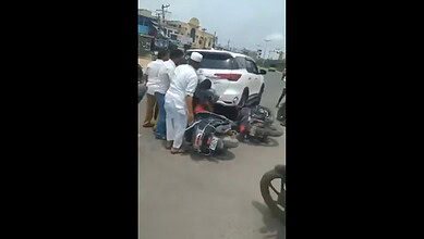 Road rage attack in Hyderabad