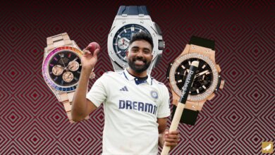 Mohammed Siraj's watch collection