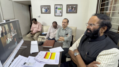 Image of Telangana irrigation minister Uttam Kumar Reddy
