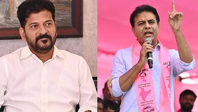 Telangana CM Revanth Reddy and BRS working president KTR