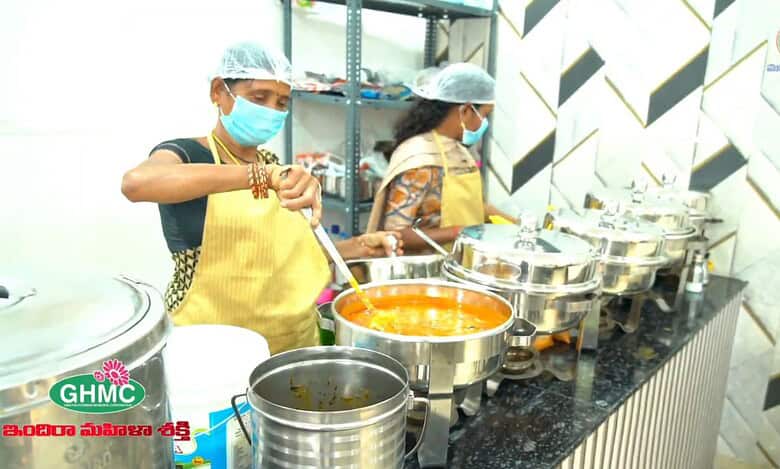 Indira Mahila Shakti canteens run by GHMC