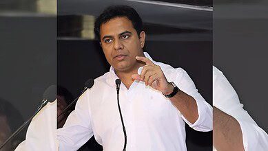 Image of BRS working president KTR