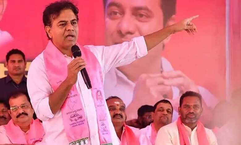 Image of BRS working president KTR