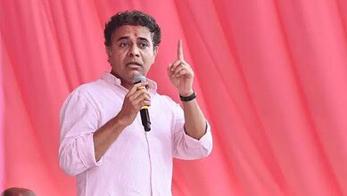 KTR says his party will place the state of TPCC chief B Mahesh Kumar Goud on BRS MLAs defected to Congress before the Supreme Court.