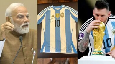 Messi sends signed World Cup jersey for PM Modi’s birthday