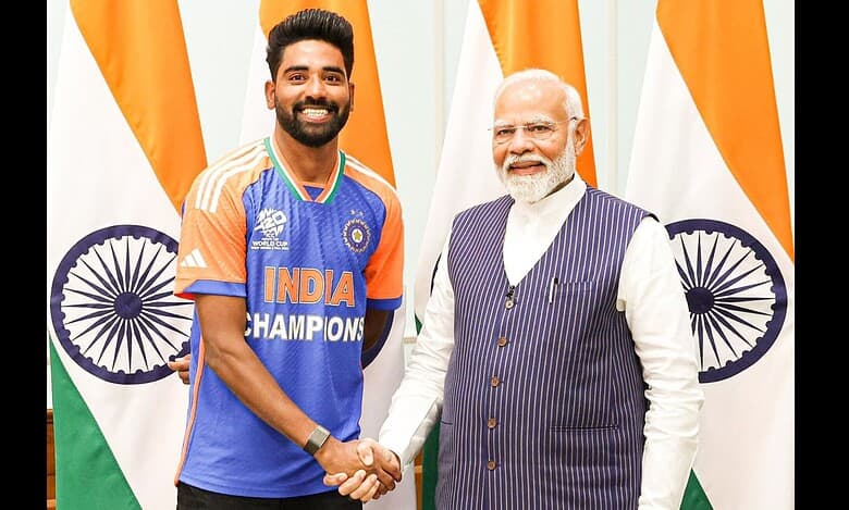 Mohammed Siraj lauds PM Modi