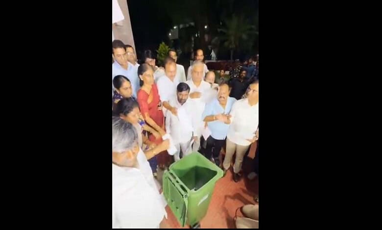 BRS leaders trash Ghose Commission's report on Kaleshwaram project in Hyderabad