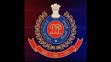 An emblem of the Delhi Police